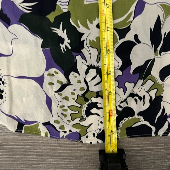 Lewitt Silk Kimono Midi Dress Floral Ruched Skirt Dolman Sleeve - Picture 13 of 13